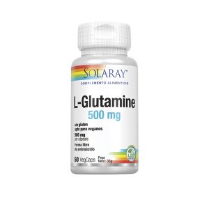 L-Glutamina 500mg, 50 cápsulas