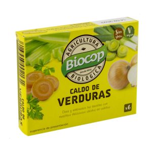 Pastillas Caldo Verduras BIO, 6 cubitos